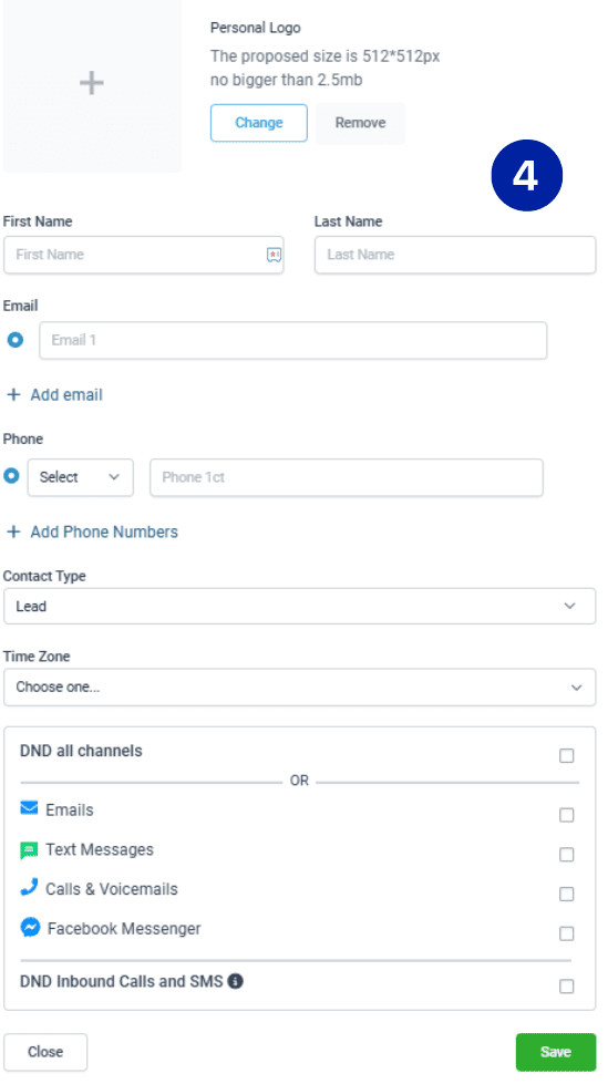 contact-guide-gohighlevel - contact details