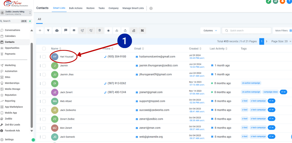 contact-guide-gohighlevel-existing-contact