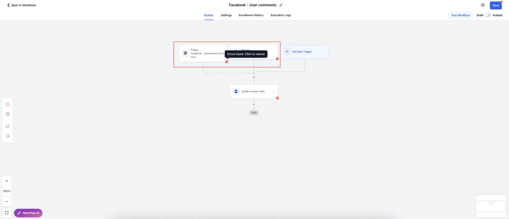 Workflow Error Ai Assistant
