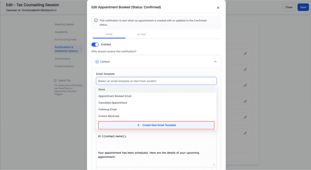 calendar-payment-integration