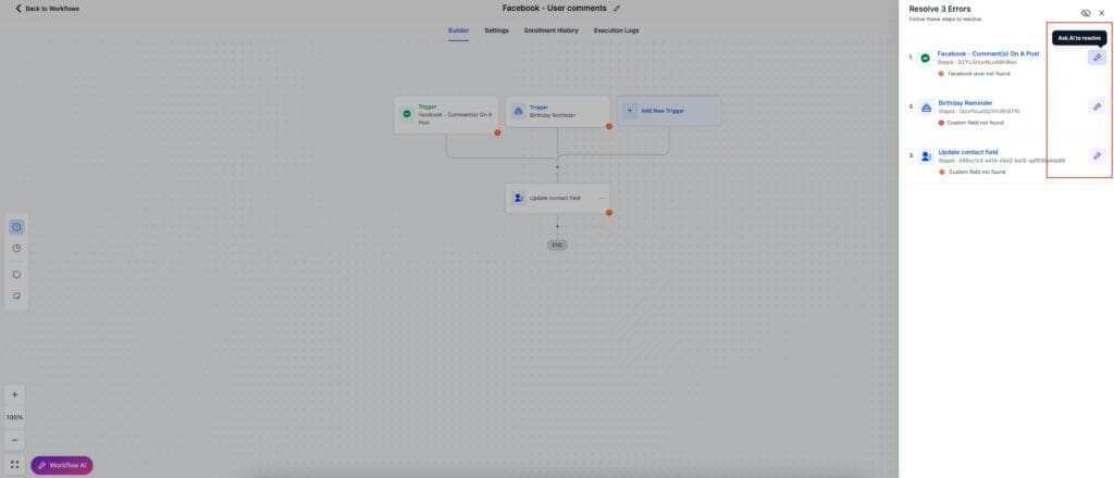 Workflow Error Ai Assistant