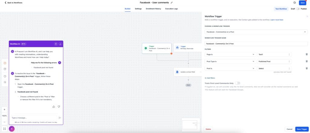 Workflow Error Ai Assistant