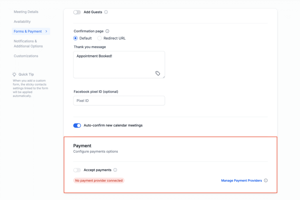 calendar-payment-integration
