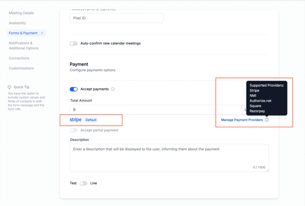 calendar-payment-integration
