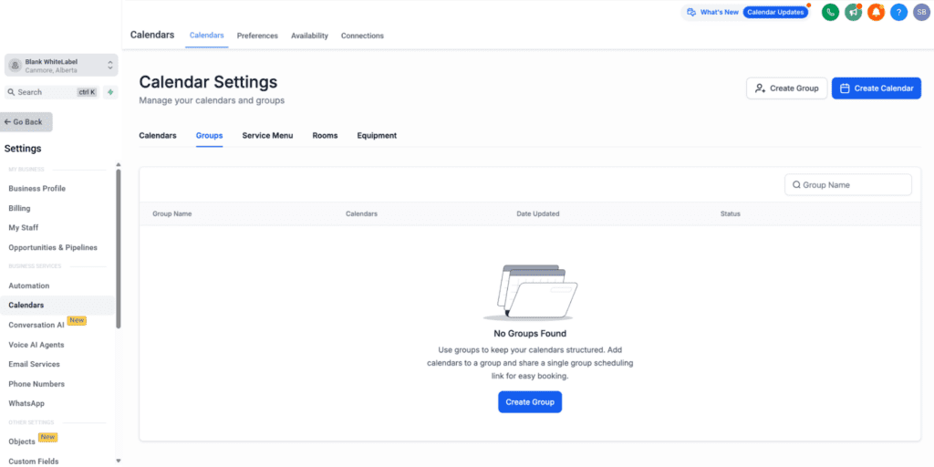 GoHighLevel Calendars Onboarding - Calendar Settings