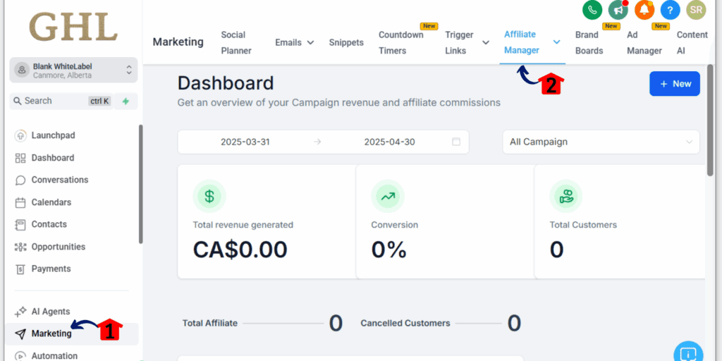 Affiliate Network Visibility - Marketing