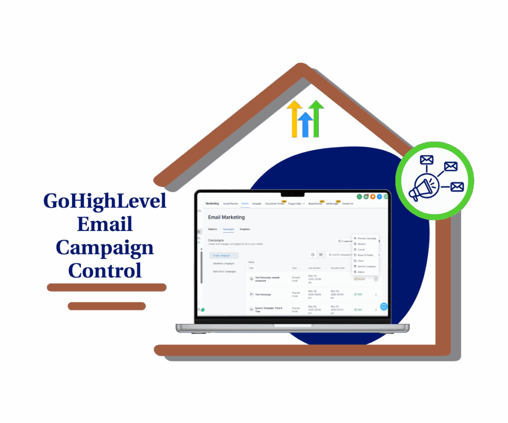 email campaign control