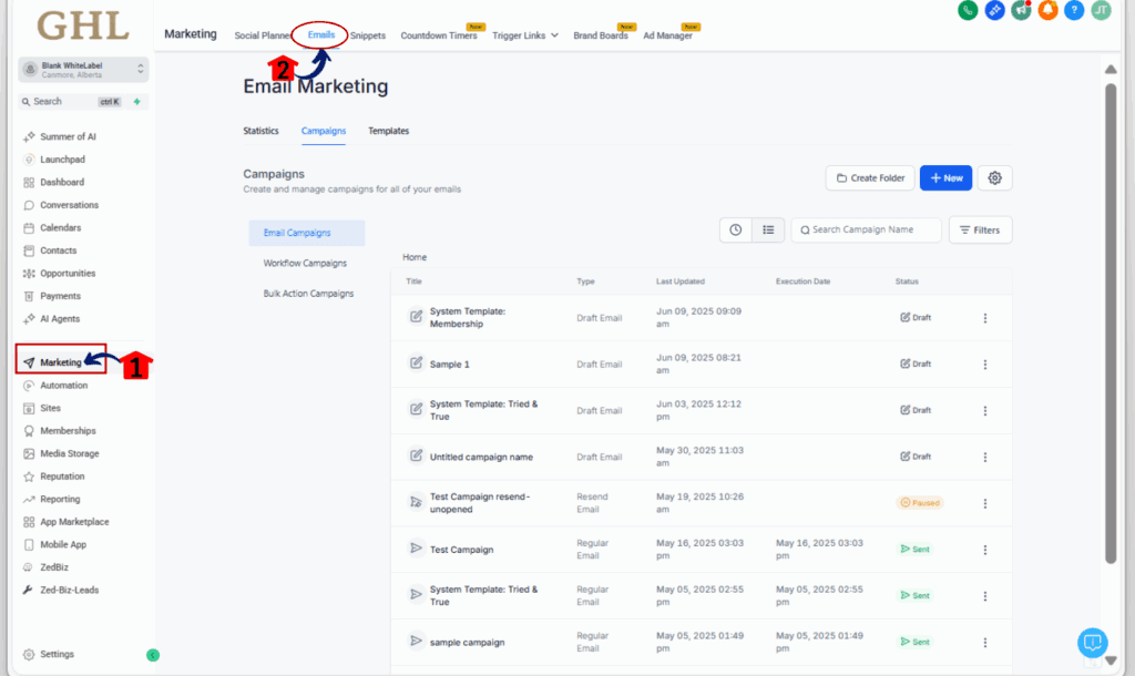 email campaign tags