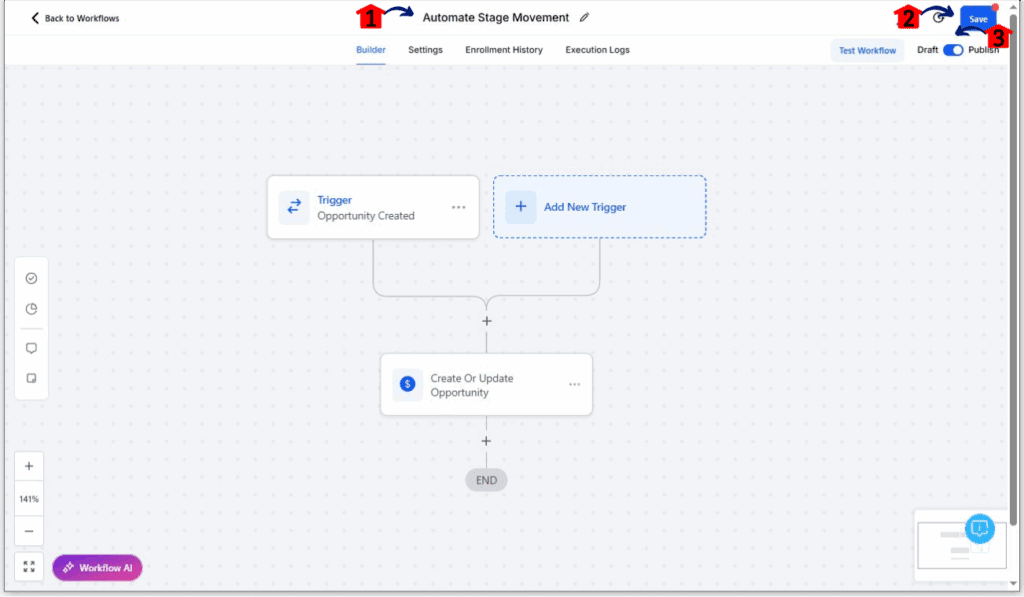 Save and Publish Workflow