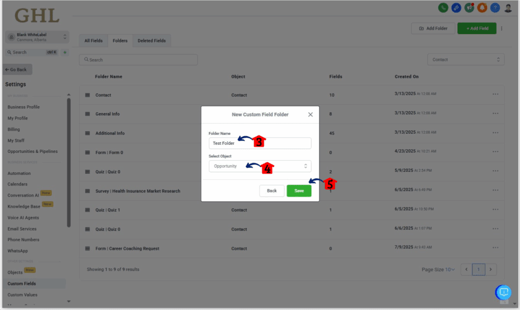 Configure Folder