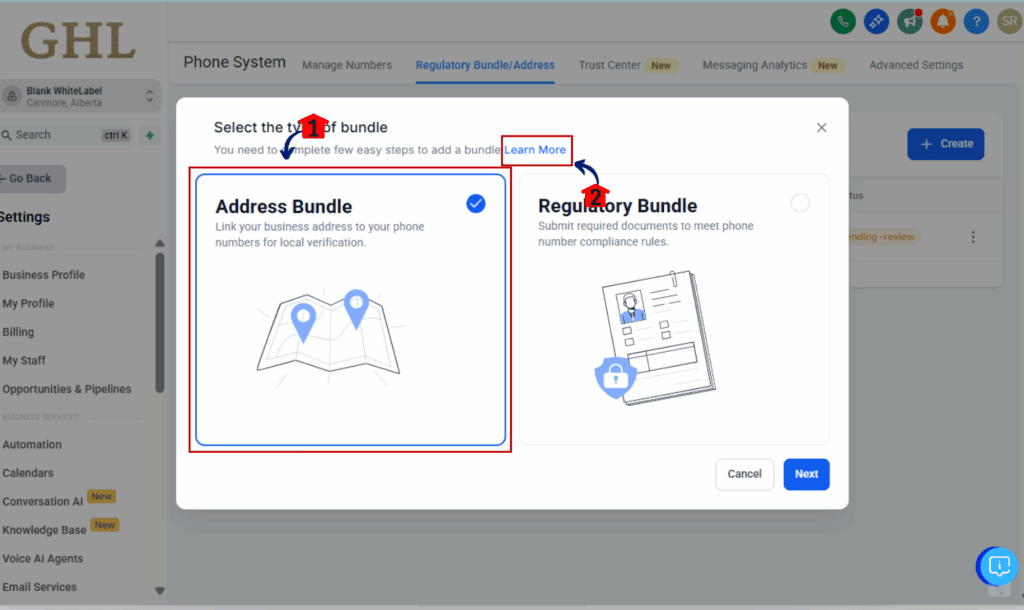 Regulatory Compliance Tools - Select the Correct Bundle Type
