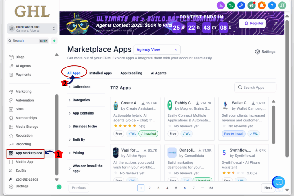 app review system - marketplace