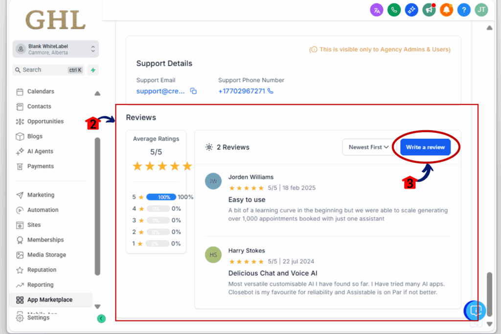 app review system - overview
