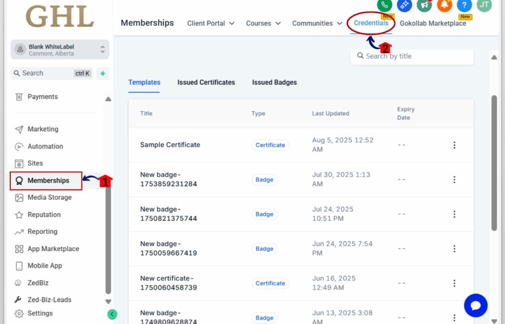 How to use the custom badge builder