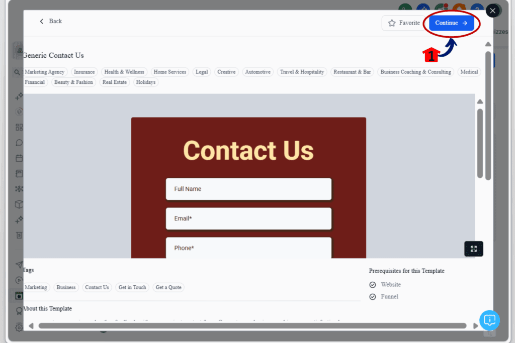 form padding settings - preview
