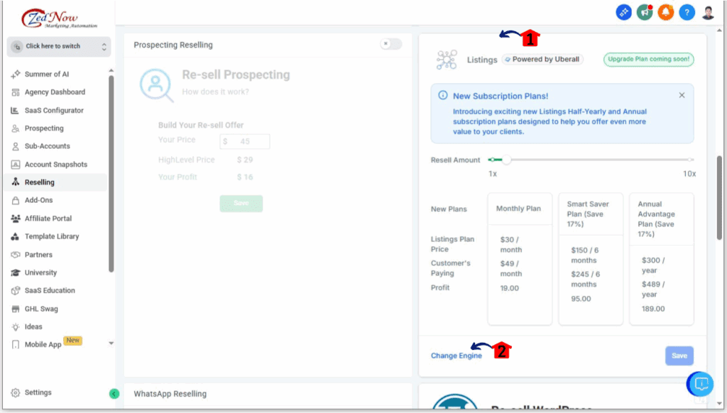 Local Listings Management - Locate the Listings Card