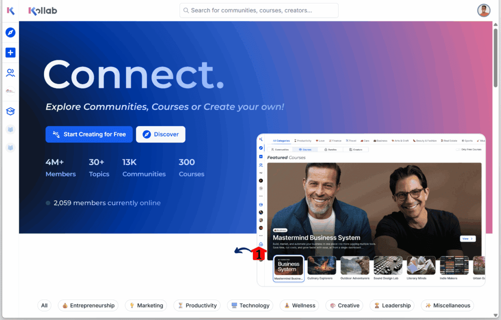 online creator community - How to join the online creator community