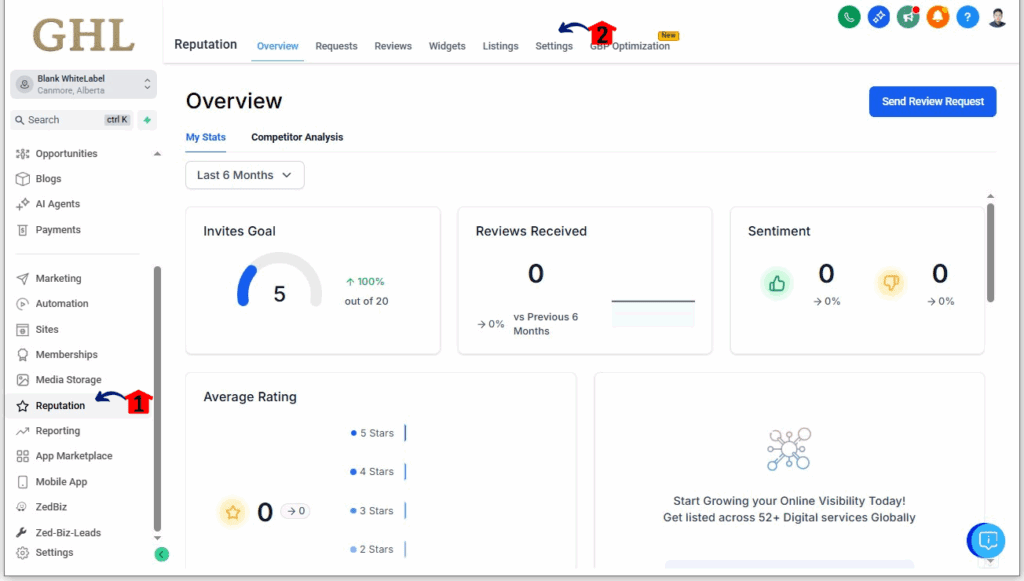 How to Connect and Manage the New Review Platforms in GHL