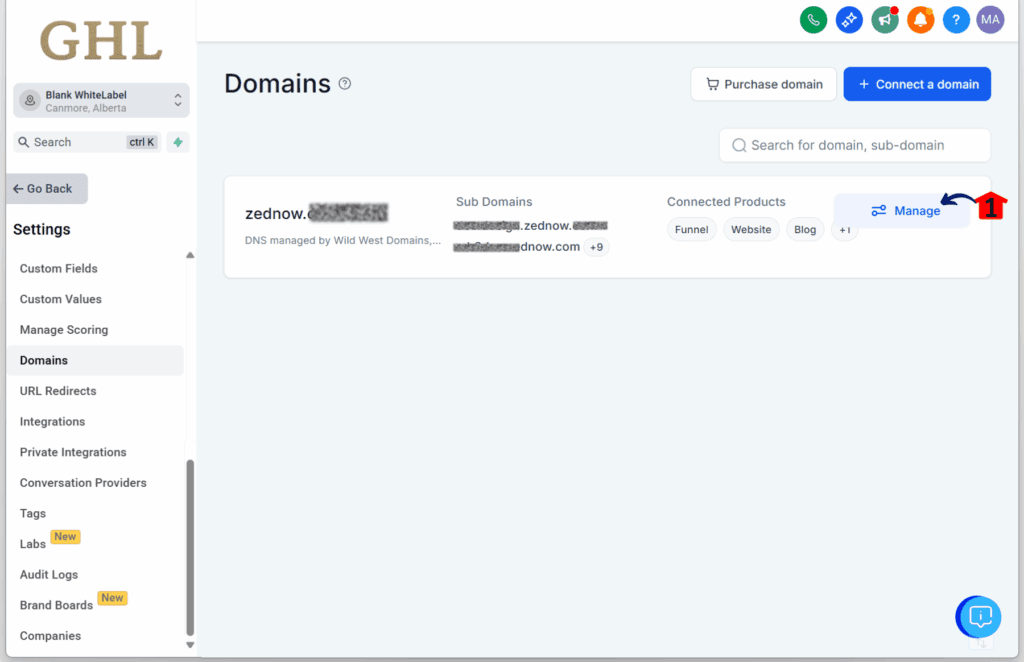 domain renewal settings - Manage Your Internal Domain