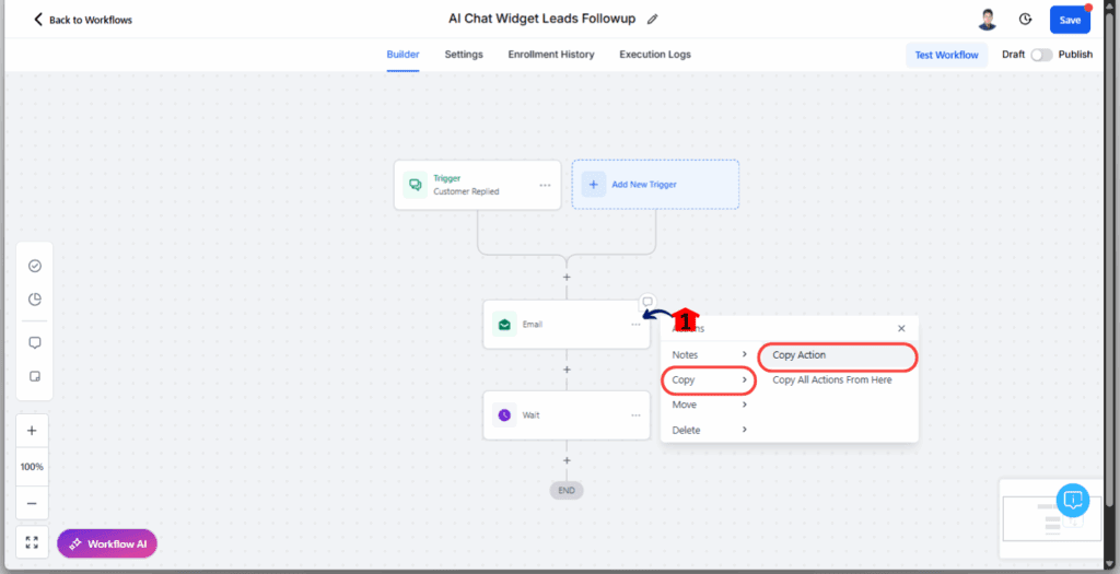 AI Chat Widget - Add the Second Follow-Up Email