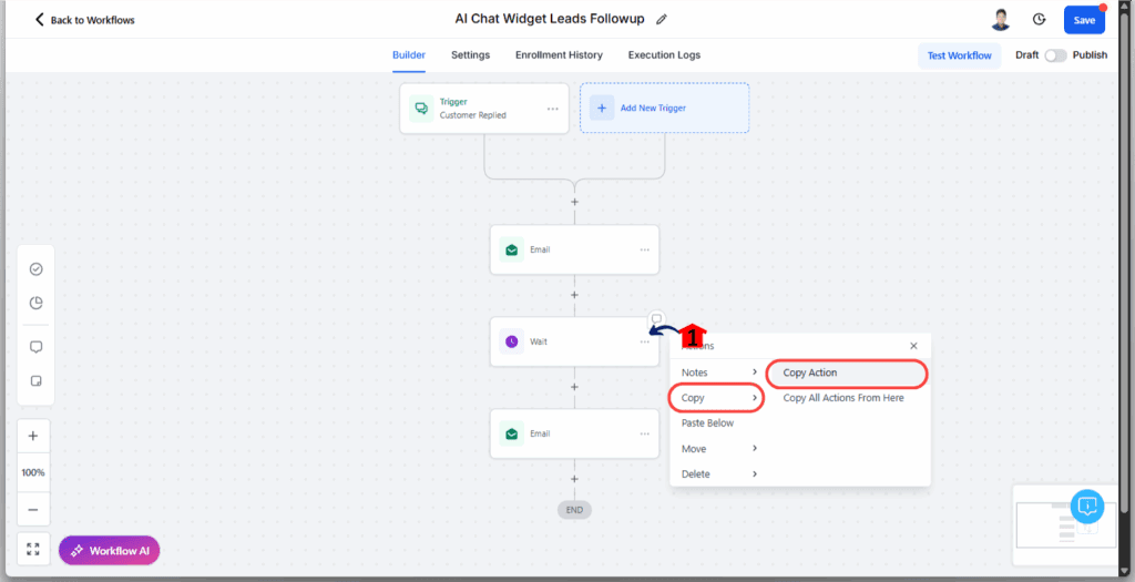 AI Chat Widget - Add a Second One-Day Delay