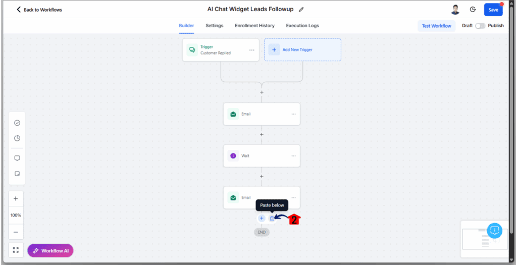 AI Chat Widget - Add a Second One-Day Delay