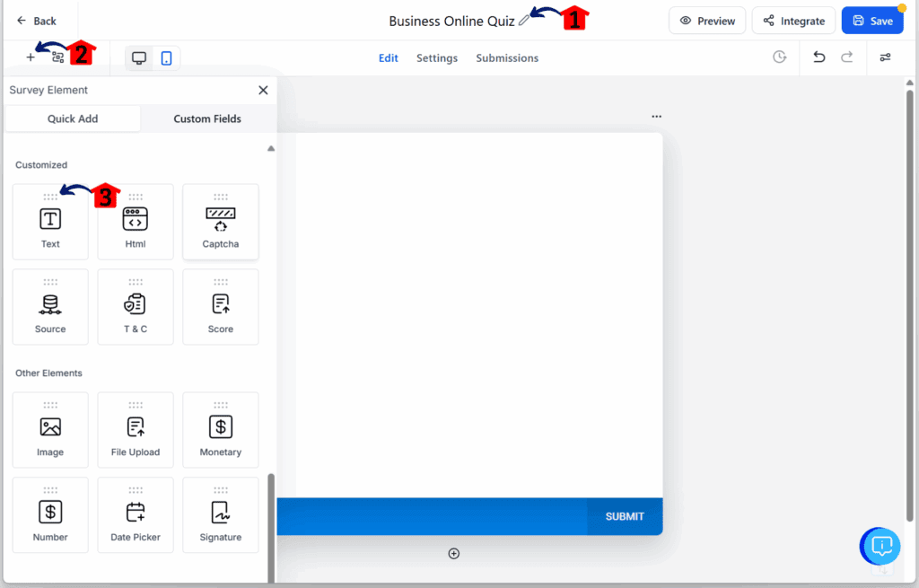 quiz funnel builder – Create a New Survey