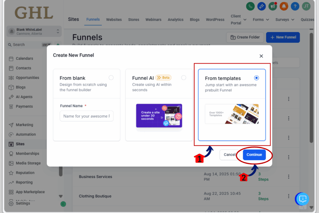 prebuilt marketing assets - template