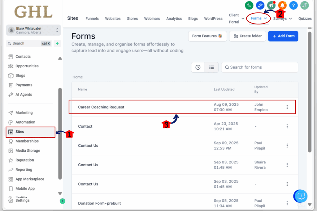 how to use custom form styles