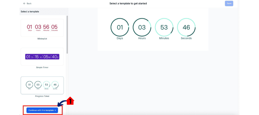 ghl countdown timer template