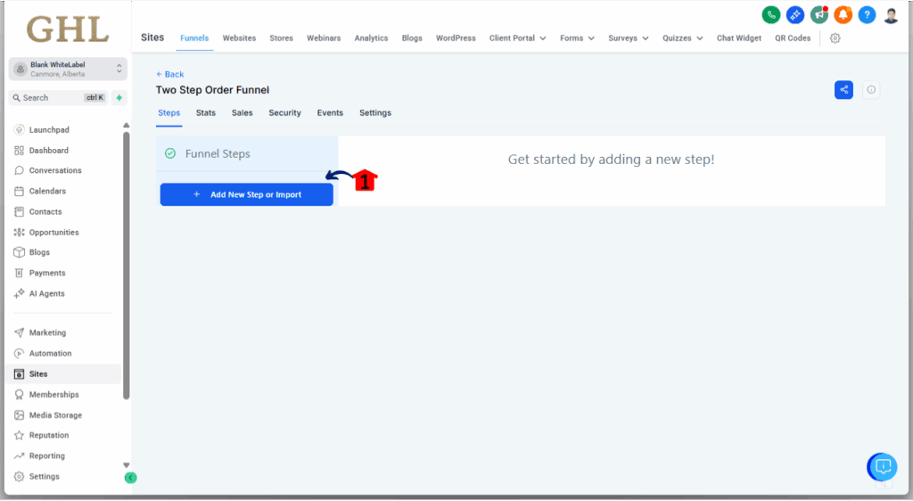 Order Form - Add a Funnel Step