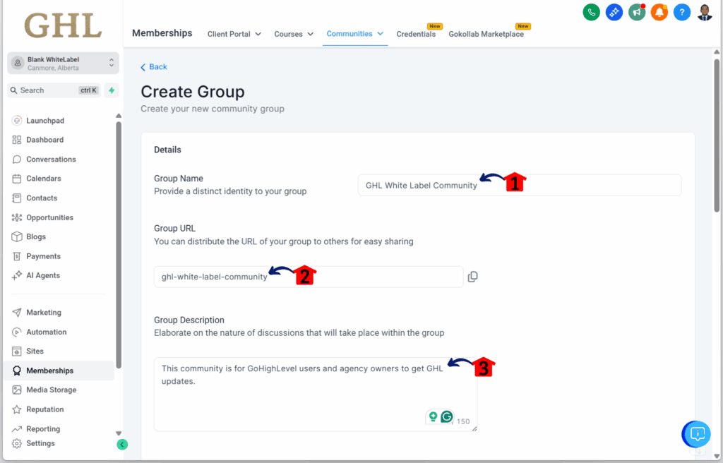 GoHighLevel Online Community Management – Create Your Community Group
