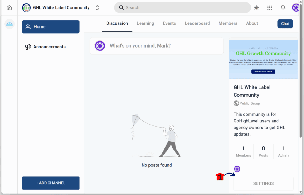 How to Configure the Community’s Settings