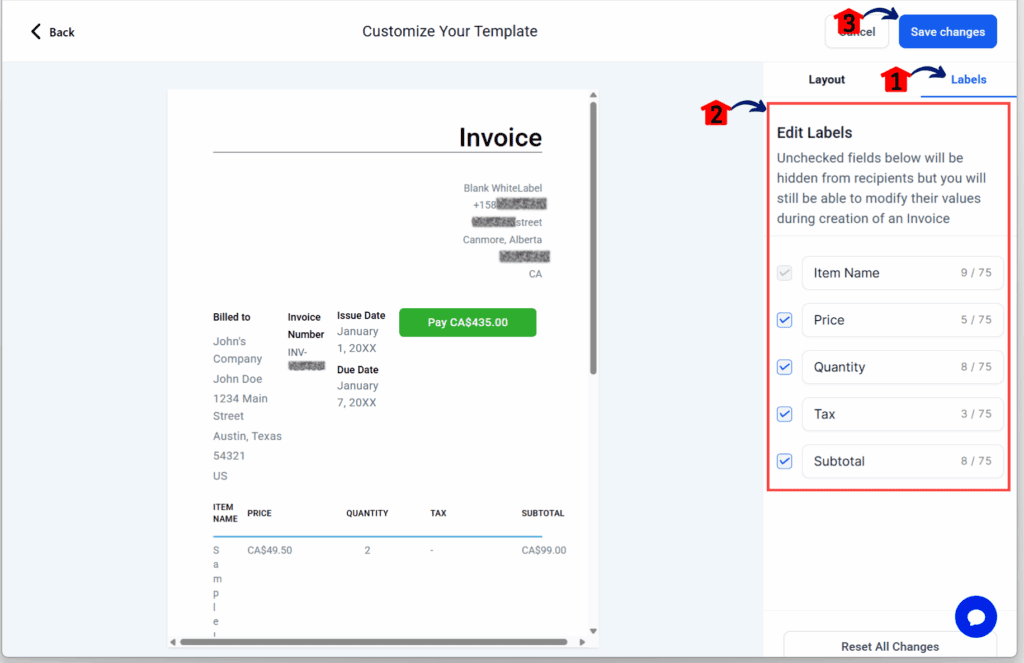 GoHighLevel Custom Invoice Templates – Update Your Invoice Labels