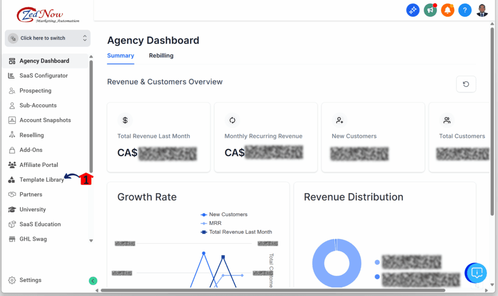 How to Update Template Library Filters in GHL