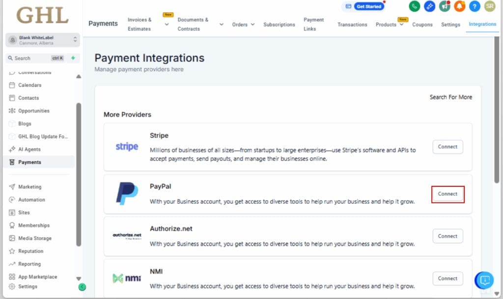 GHL scheduling features - PayPal Support for Calendars  
