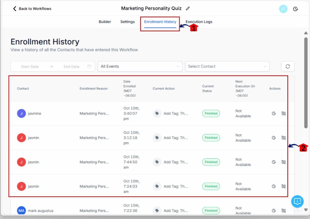 marketing personality quiz testing - history