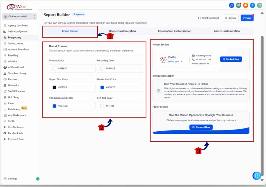 pdf branding customization