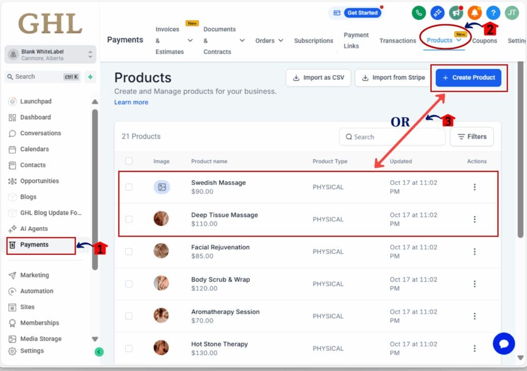 product collections - edit