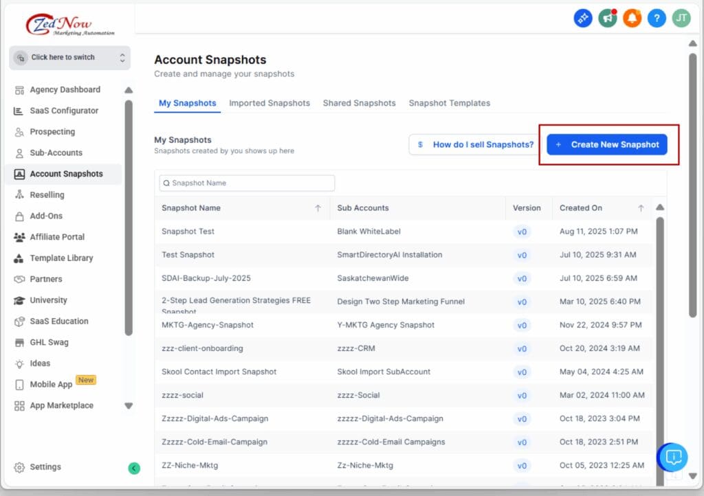 reporting dashboard tools - snapshot