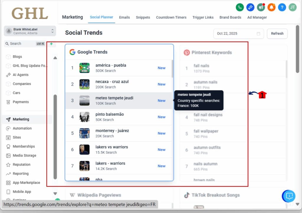 social listening tools - platform