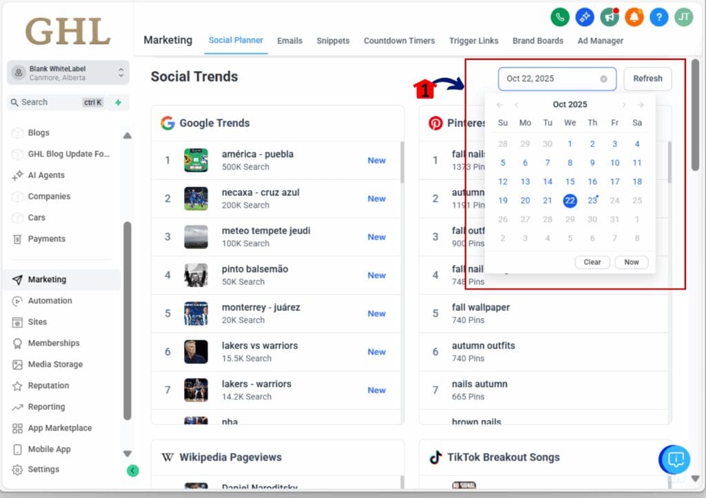 social listening tools - filter