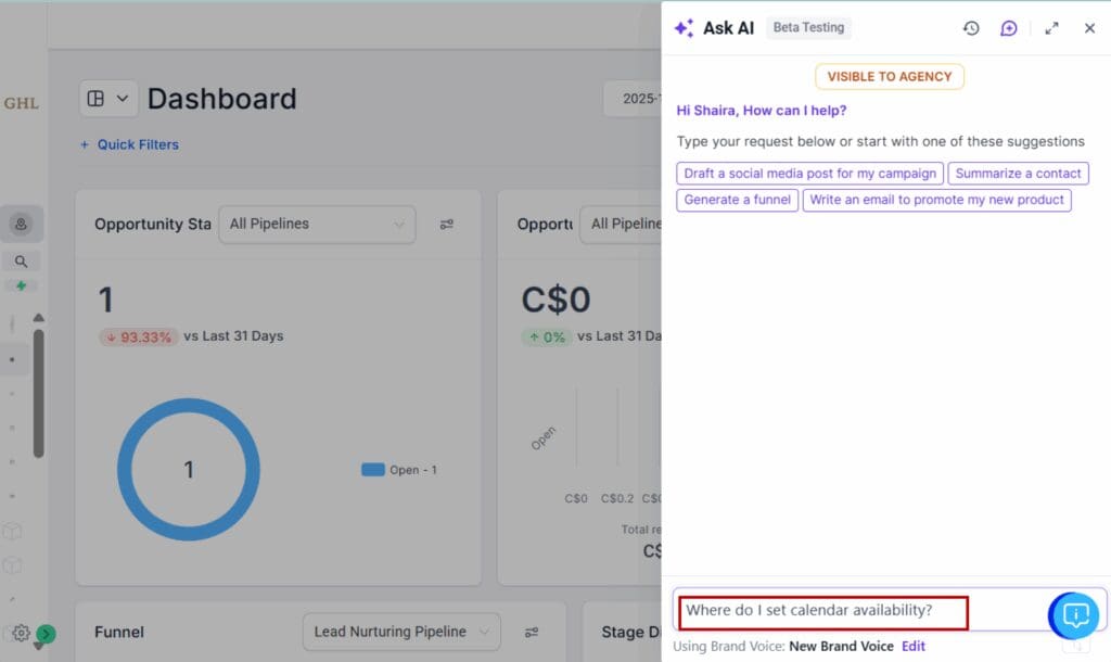 How to Use the New GHL AI Support Assistant
