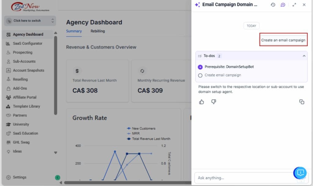 email campaign automation
 - Trigger the Campaign Flow
