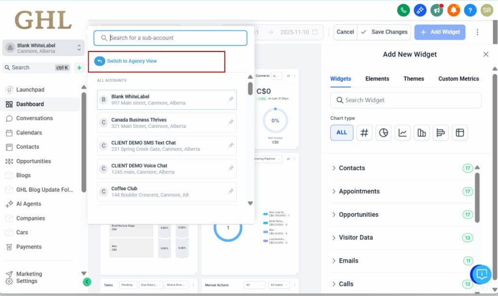 GoHighLevel AI support assistant
 - Know the Limits 