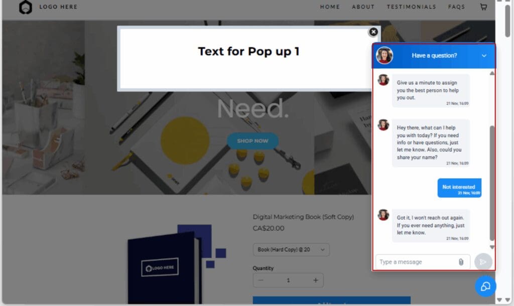GoHighLevel AI Chatbot Automation
 - Monitor in Real Conversations