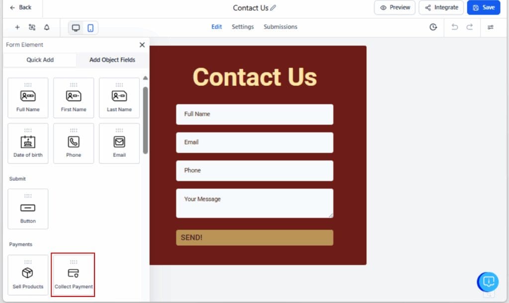 recurring donation form
 - Add a Payment Element