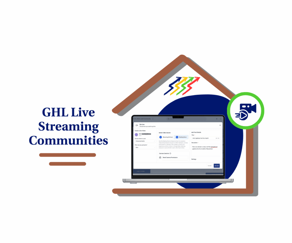 Live Streaming Communities Now in GoHighLevel