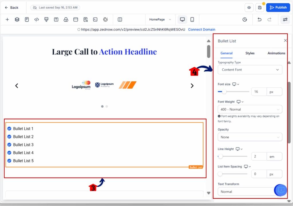 text spacing control - settings